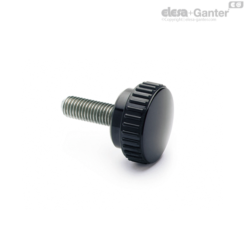 B.193-SST-p Knurled knobs Stainless steel threaded stud